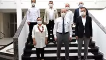 MOBİAD'dan KTÜ Rektörü Prof.Dr. Hamdullah Çuvalcı'ya 'Hayırlı olsun' ziyareti