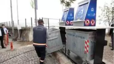 Gebze'de yer altı konteyner uygulamaları sürüyor