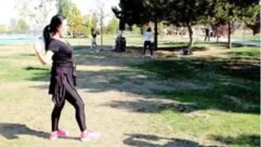 Çankaya'da açık havada spora devam