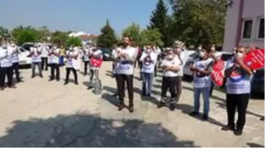 Son dakika haberi: Sağlık çalışanları alkışları bakanlık yetkililerine iade etti
