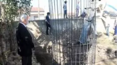 Ağılbaşı köyünde yapılacak olan caminin temeli atıldı