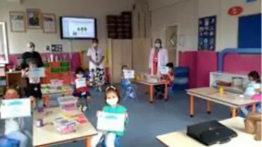 Anaokulu öğrencilerine hijyen eğitimi verildi