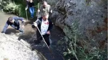 Başkan Köse ve Doğa Gönüllüleri Saklı Cennet Kıbrıs Kanyonu'na yürüdü