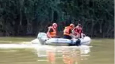 Sakarya Nehri'nde kaybolan Talha'yı arama çalışması sürüyor