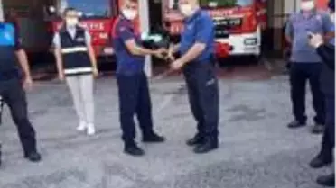 Son dakika haber: Emniyetten itfaiyecilere kutlama
