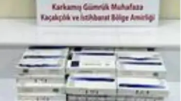 Sınır kapısında bin 110 paket kaçak sigara ele geçirildi