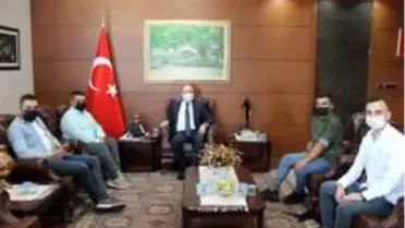 Vali Tutulmaz İHA muhabirlerini kabul etti
