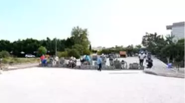 Kemer Belediyesi'nden Çamyuva'da üst yapı çalışması