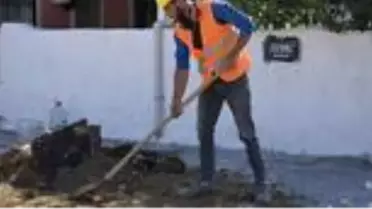 Yeni Şakran'da doğalgaz çalışmaları tam gaz