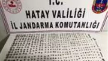 Hatay'da motosiklette 516 tarihi sikke ele geçirildi