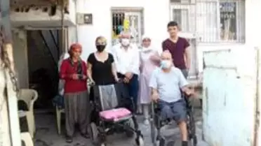 Sosyal medyada feryadı duydular, akülü araç alıp babayı sevindirdiler