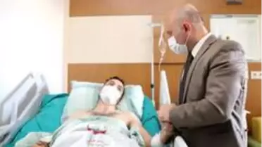 Vali Varol yaralı askeri ziyaret etti