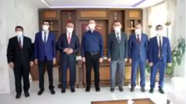 Müftü İmamoğlu'ndan Kaymakam Yalçın'a ziyaret