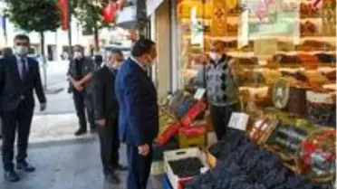 Başkan Gürkan esnafları gezdi, vatandaşlarla sohbet etti