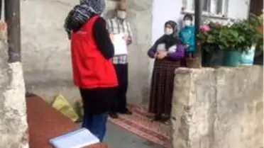 Engelli evde bakım aileleri ziyaret edildi