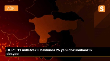 TBMM'ye yeni dokunulmazlık dosyaları sevk edildi