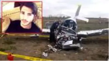 Düşen uçağın enkazından çıkarılan pilotaj öğrencisi, kuleden acil iniş için izin istemiş