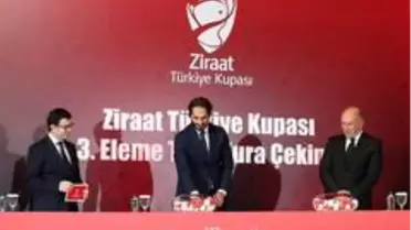 Ziraat Türkiye Kupası 3. Eleme Turu eşleşmeleri belli oldu