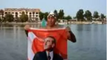 Cumhuriyet Bayramı için 29 kilometre kulaç attı