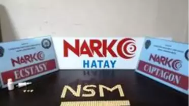 Hatay'da bin 810 adet uyuşturucu hap ele geçirildi