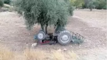 Kilis'te traktör devrildi: 1 yaralı