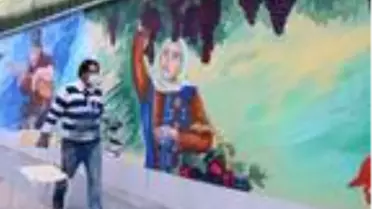 İranlı ressam, Hakkari duvarlarını klasik minyatürle süslüyor