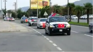 Ordu'da Azerbaycan'a destek konvoyu