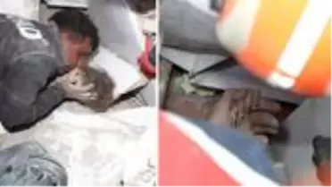 3 yaşındaki Ayda Gezgin'in enkaz altından ilk görüntüsü yürekleri ısıttı