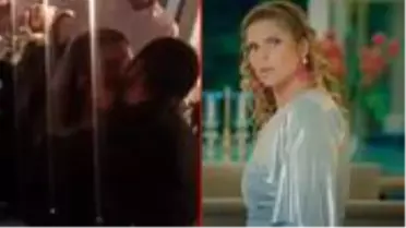 Bomba iddia: Pelin Öztekin, yeni tanıştığı adamla önce öpüştü sonra mekandakilerle tartıştı