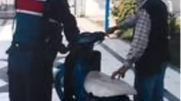 Motosiklet çalan şahıs gözaltına alındı
