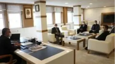 TCDD heyeti Havza Belediye Başkanı Özdemir'i ziyaret etti
