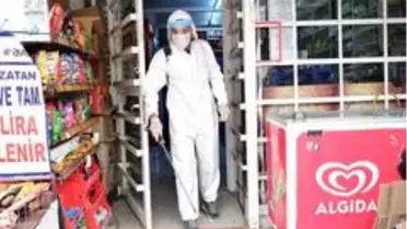 Mamak'ta iş yerlerini dezenfekte işlemi devam ediyor