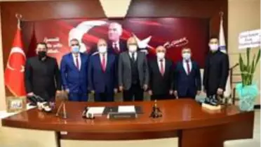 Esnaf Kefalet yönetiminden başkan Posbıyık'a ziyaret