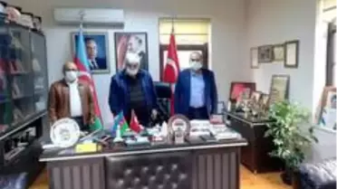 Azerbaycan'ın zafer mutluluğunu paylaştılar