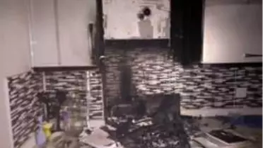 Son dakika haberi... Ev yangını itfaiyenin müdahalesiyle söndürüldü