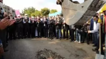 Eyyübiye'de doğalgaz için ilk kazma vuruldu