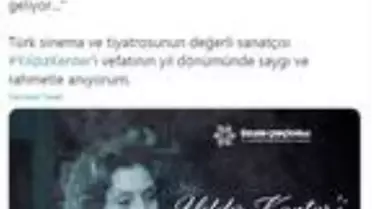 Başkan Çerçioğlu, Yıldız Kenter'i andı