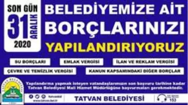 Başkan Geylani: 'Belediyemize olan borçlarınızı yapılandırıyoruz'