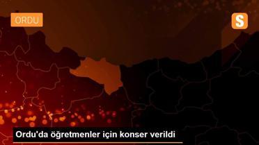 Ordu'da öğretmenler için konser verildi