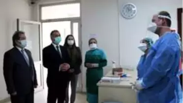 Çalışan Sağlığı Dairesi Başkanı Duman'dan sağlıkçılara ziyaret