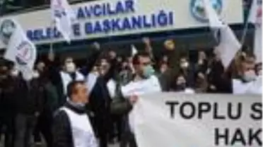 Son dakika: AVCILAR BELEDİYESİ'NDE EYLEM ÜÇÜNCÜ  HAFTASINDA... SENDİKADAN BELEDİYEYE DAVA HAZIRLIĞI
