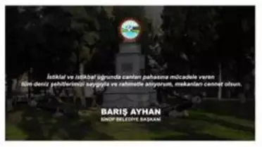 Barış Ayhan: 'Sinop Deniz Savaşı şehitlerimizi rahmetle anıyorum'
