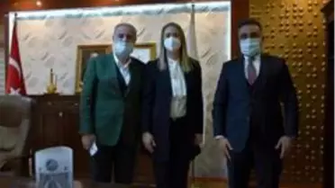 Milletvekilleri, MAÜ Rektörü Özcoşar ile bir araya geldi