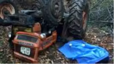 Kastamonu'da devrilen traktörün altında kalan kişi hayatını kaybetti