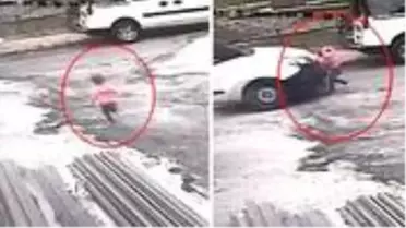 3 yaşındaki Ayşe'yi hayattan koparan kaza kamerada