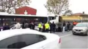 Başakşehir'de zincirleme trafik kazası