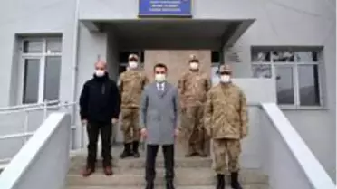 Son dakika haberi: Kaymakam Çelik, jandarma karakolunu ziyaret etti