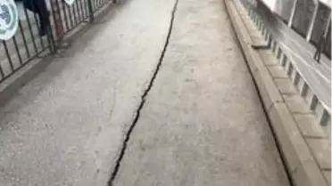 Hal projesi inşaatında çökme meydana geldi