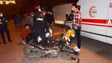 Son dakika haberleri... Kısıtlamaya rağmen trafiğe çıkan motosikletli genç, kazada ağır yaralandı