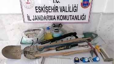 Son dakika haberleri! Eskişehir'de sit alanında define arayan 6 kişiye suçüstü